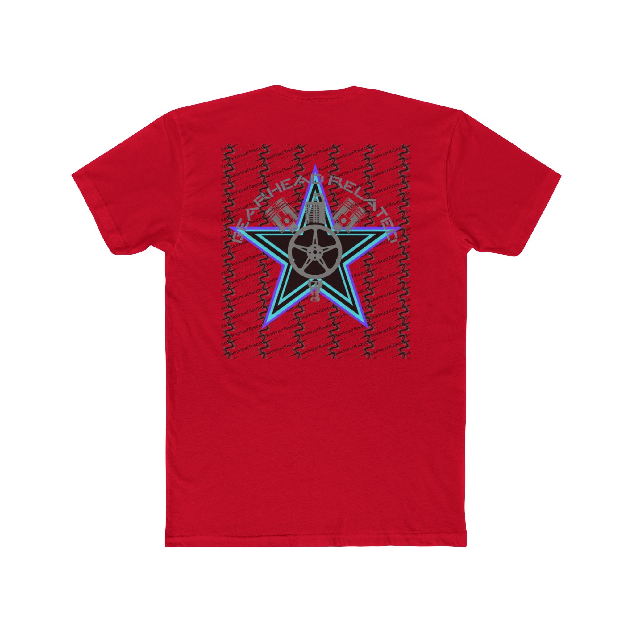 Stylish Unisex Cotton Crew Tee - Star Design, Casual Wear, Unique Gift, Trendy Apparel, Everyday Style