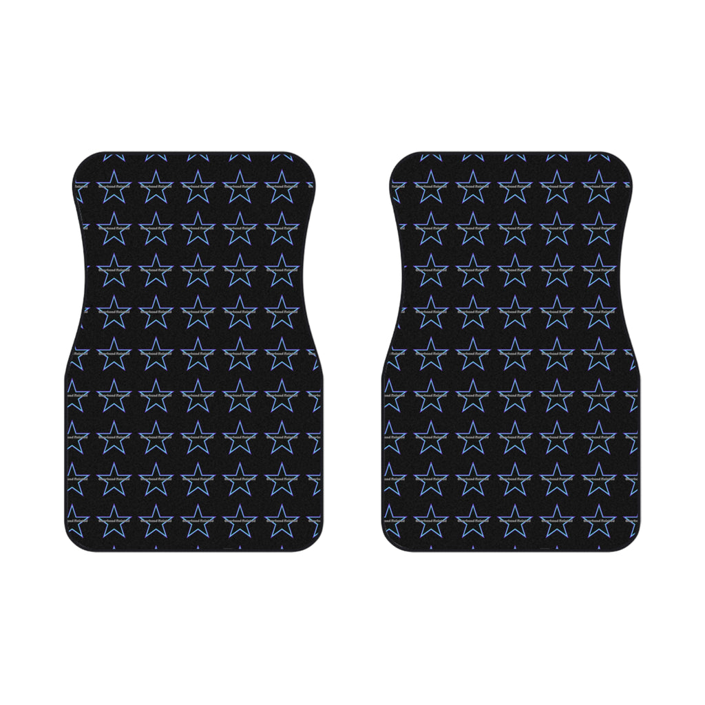 Stylish Star Pattern Car Mats - Front Floor Liners, Custom Car Accessories for Stylish Drivers, Perfect Gift for Car Lovers