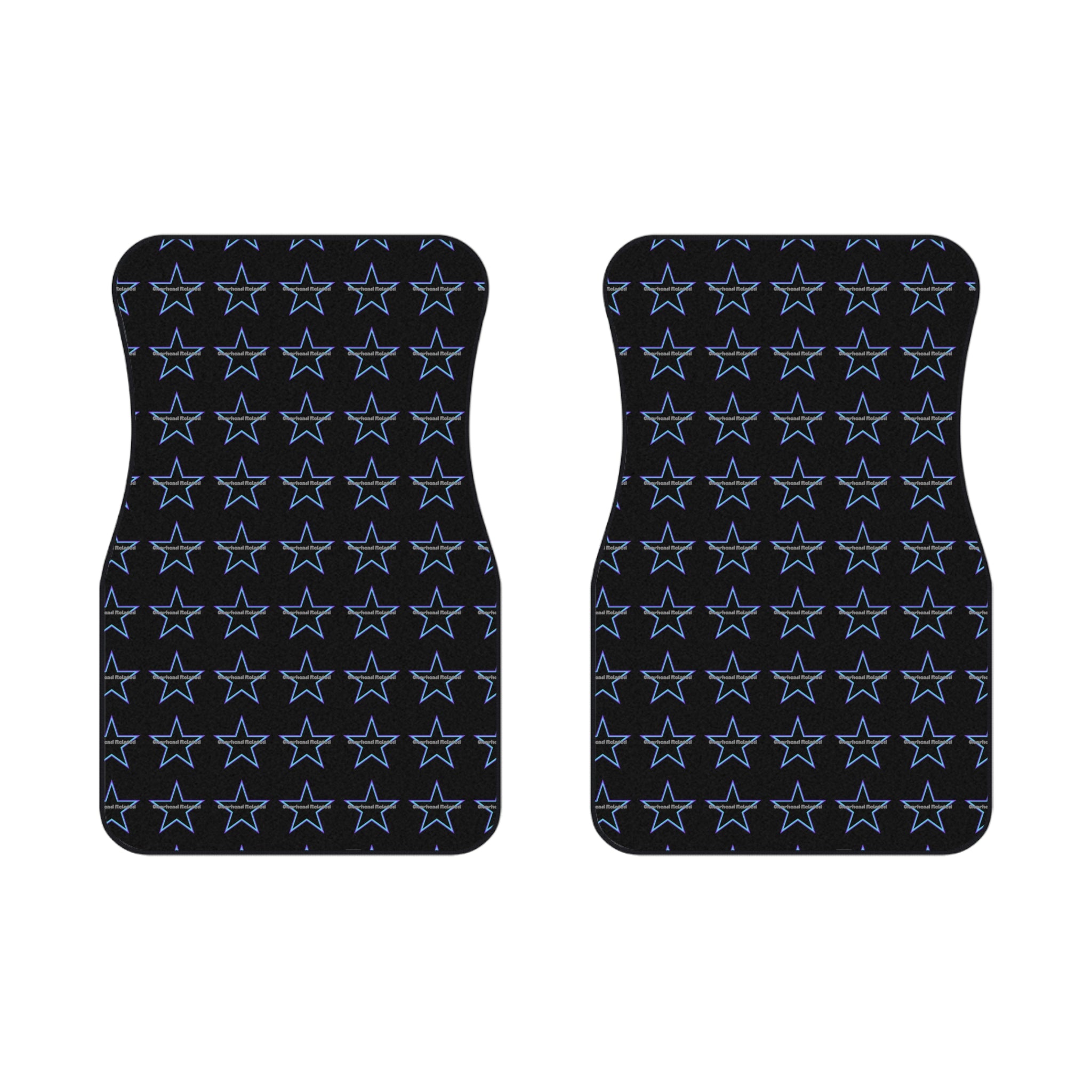 Stylish Star Pattern Car Mats - Front Floor Liners, Custom Car Accessories for Stylish Drivers, Perfect Gift for Car Lovers