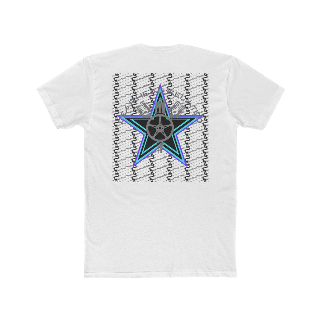 Stylish Unisex Cotton Crew Tee - Star Design, Casual Wear, Unique Gift, Trendy Apparel, Everyday Style