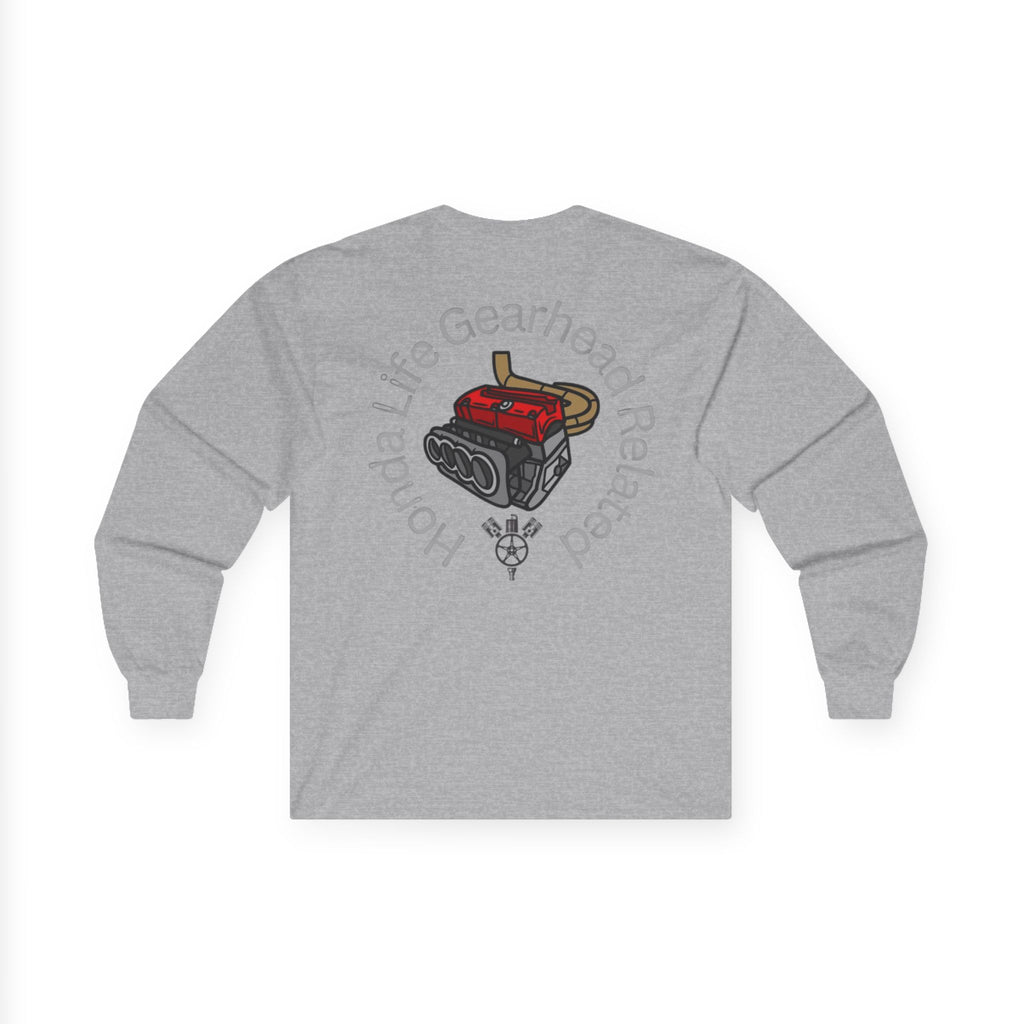 Unisex Gearhead Long Sleeve Tee - Honda Life Enthusiast Shirt, Perfect Gift for Car Lovers, Automotive Apparel, Mechanics Tee, Casual Wear