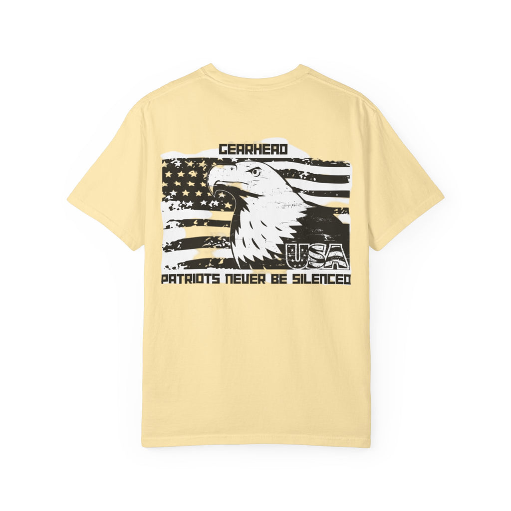 Patriotic Eagle T-Shirt - GearHead Design, Unisex Apparel, Freedom Wear, Casual Tee for Celebrations, Gift for Patriots