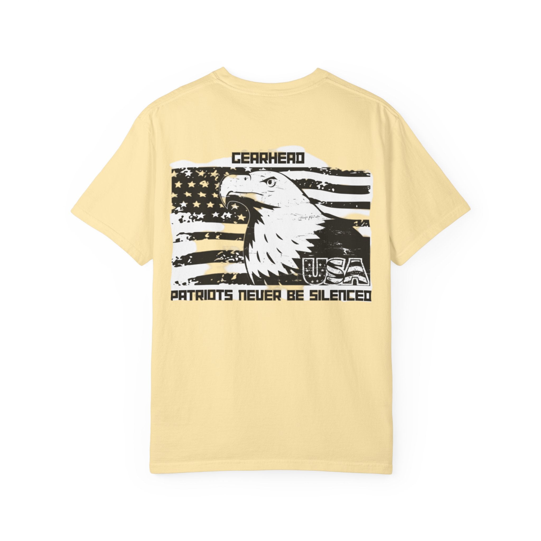Patriotic Eagle T-Shirt - GearHead Design, Unisex Apparel, Freedom Wear, Casual Tee for Celebrations, Gift for Patriots
