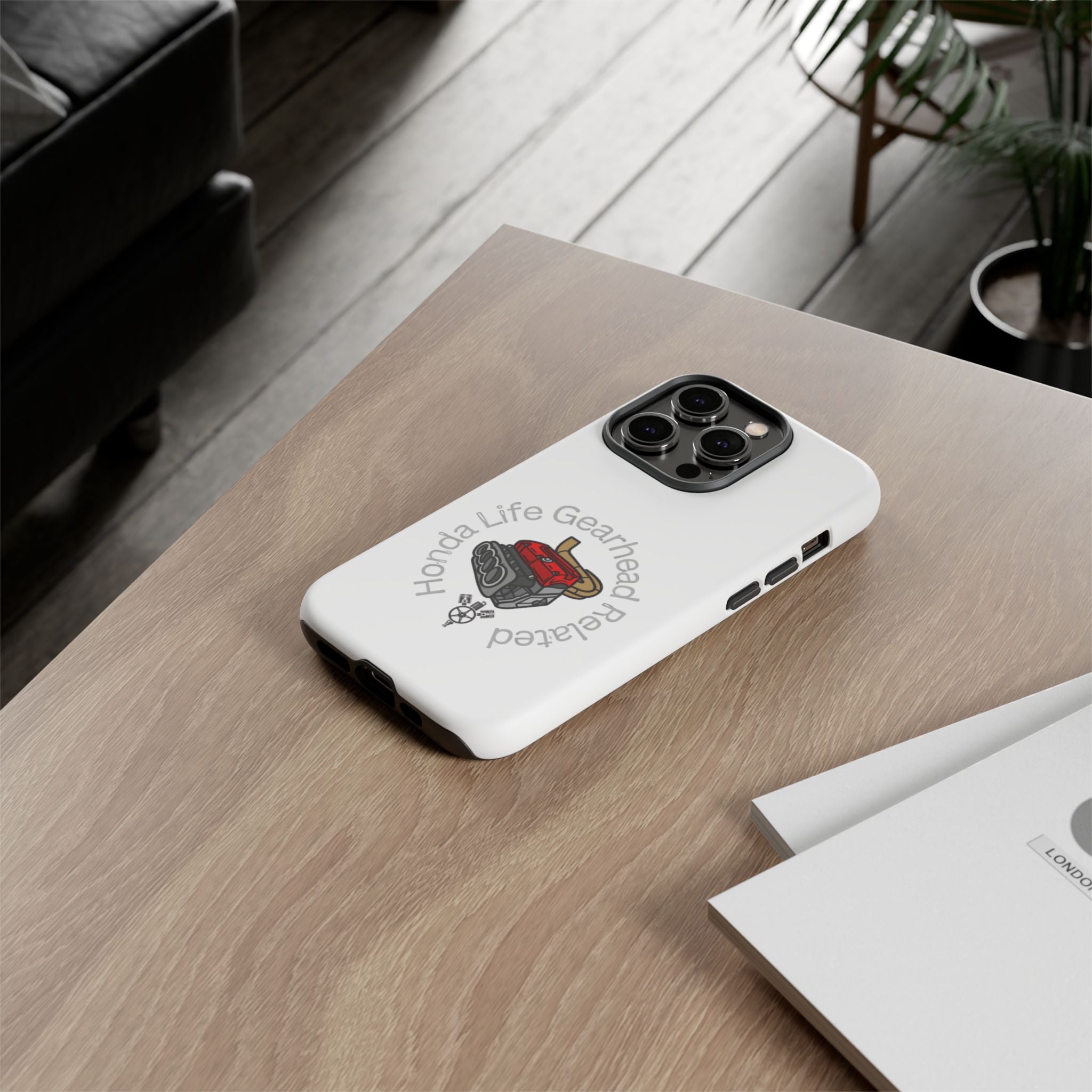 Honda Life Gearhead Related Phone Case, Tough Phone Cover, Car Enthusiast Gift, Automotive Accessories, Mechanic Humor