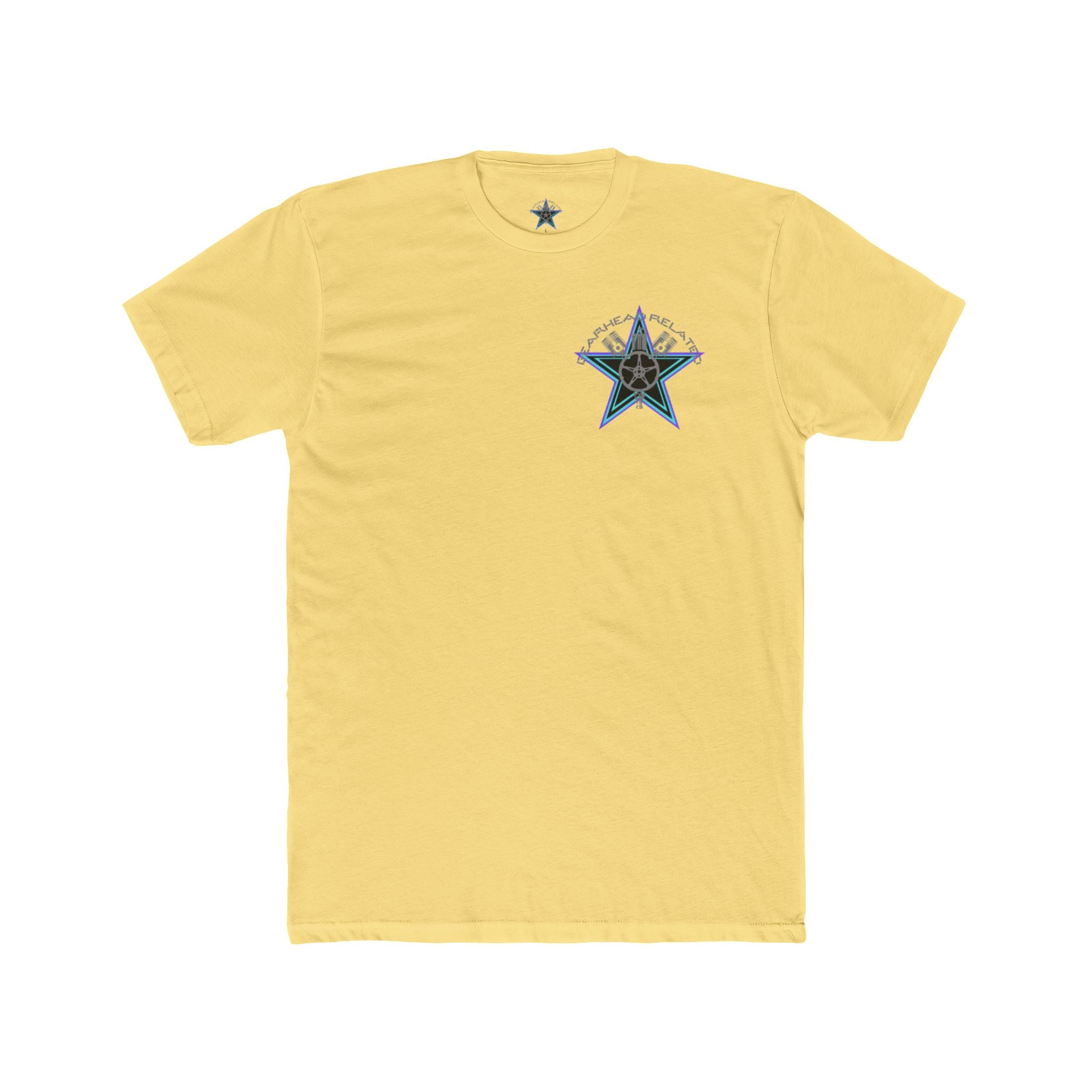 Stylish Unisex Cotton Crew Tee - Star Design, Casual Wear, Unique Gift, Trendy Apparel, Everyday Style