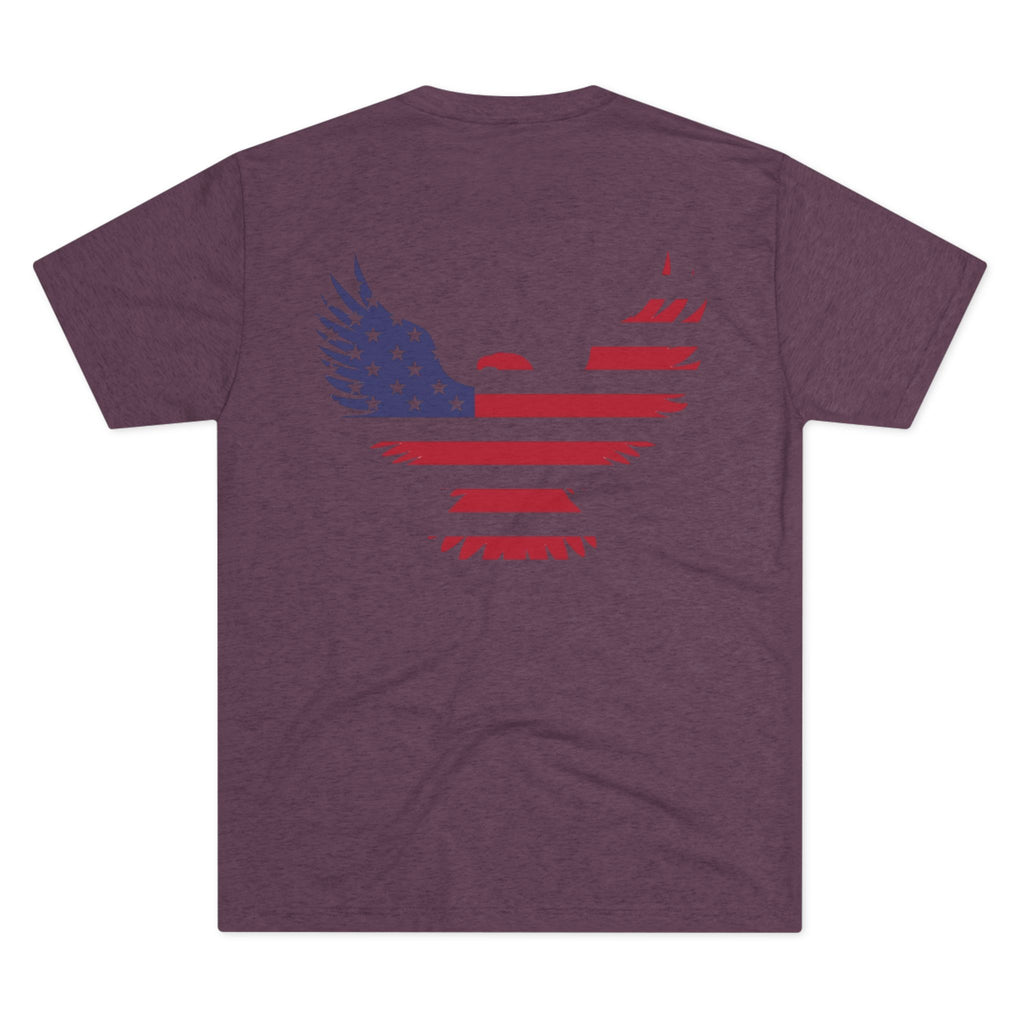 Patriotic Eagle Graphic Tee, Unisex Crew Shirt, Independence Day Style, Casual Summer Apparel, Gift for Veterans, Adventure Top