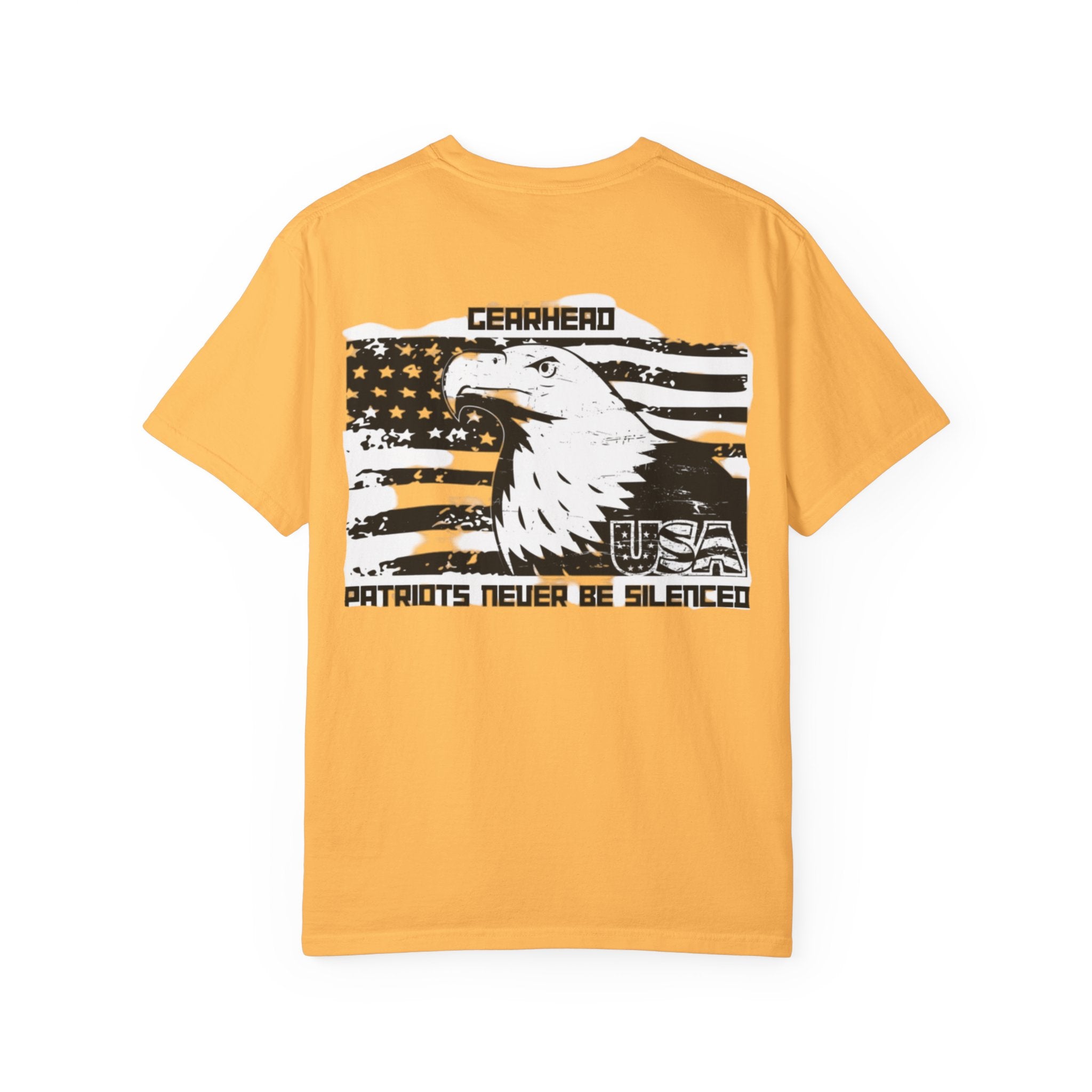 Patriotic Eagle T-Shirt - GearHead Design, Unisex Apparel, Freedom Wear, Casual Tee for Celebrations, Gift for Patriots