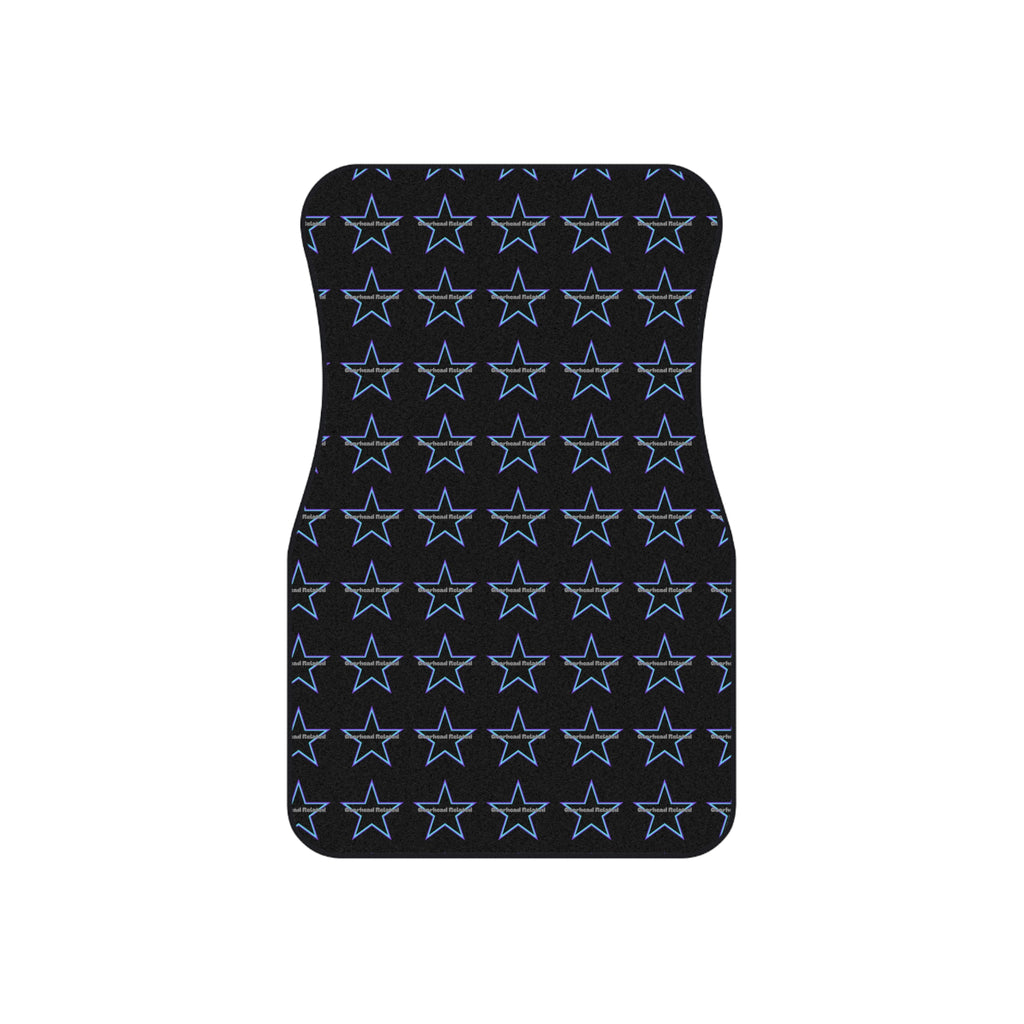 Stylish Star Pattern Car Mats - Front Floor Liners, Custom Car Accessories for Stylish Drivers, Perfect Gift for Car Lovers