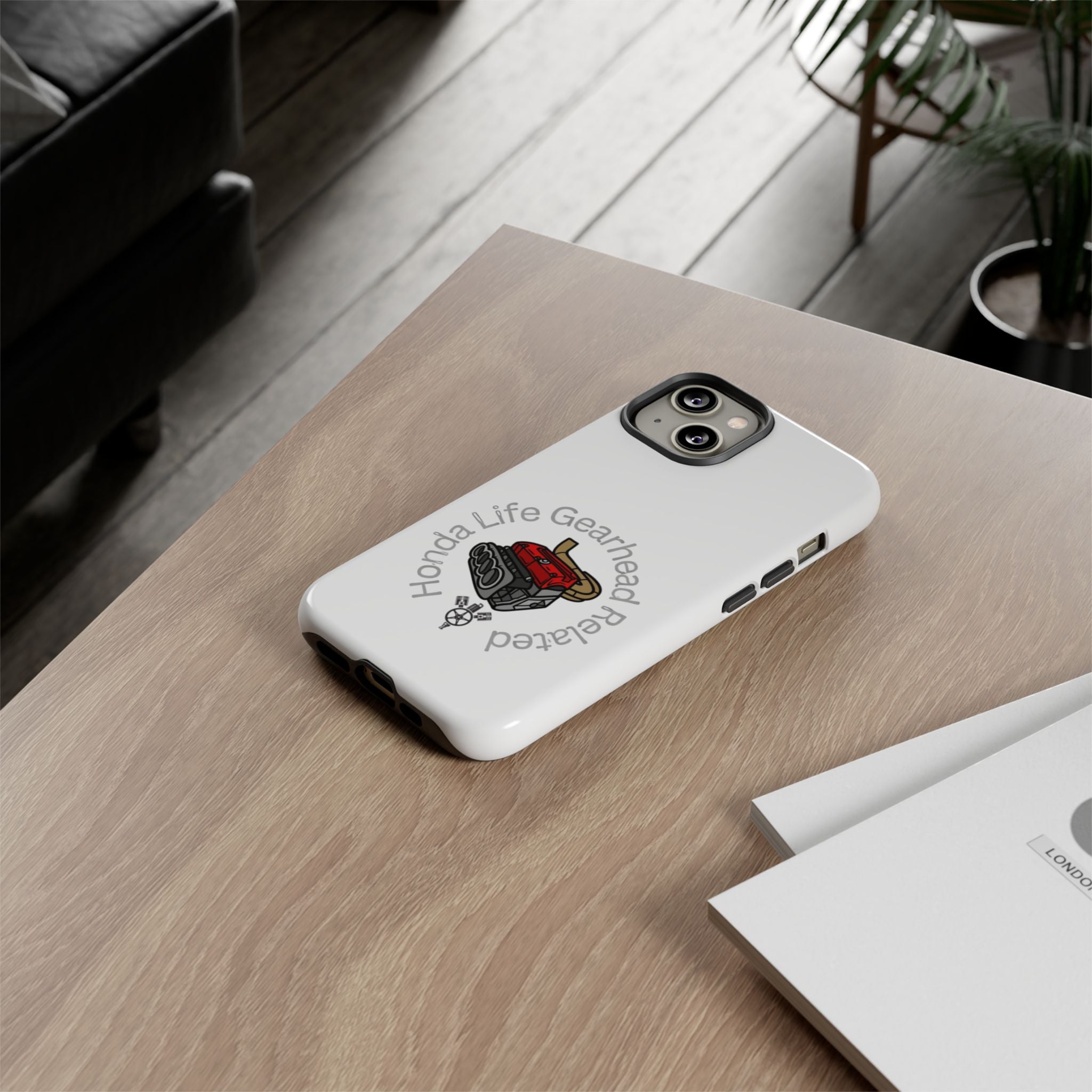 Honda Life Gearhead Related Phone Case, Tough Phone Cover, Car Enthusiast Gift, Automotive Accessories, Mechanic Humor