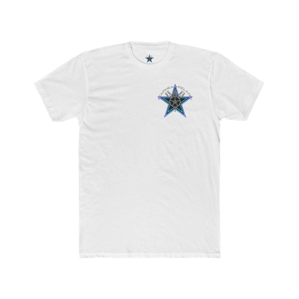 Stylish Unisex Cotton Crew Tee - Star Design, Casual Wear, Unique Gift, Trendy Apparel, Everyday Style