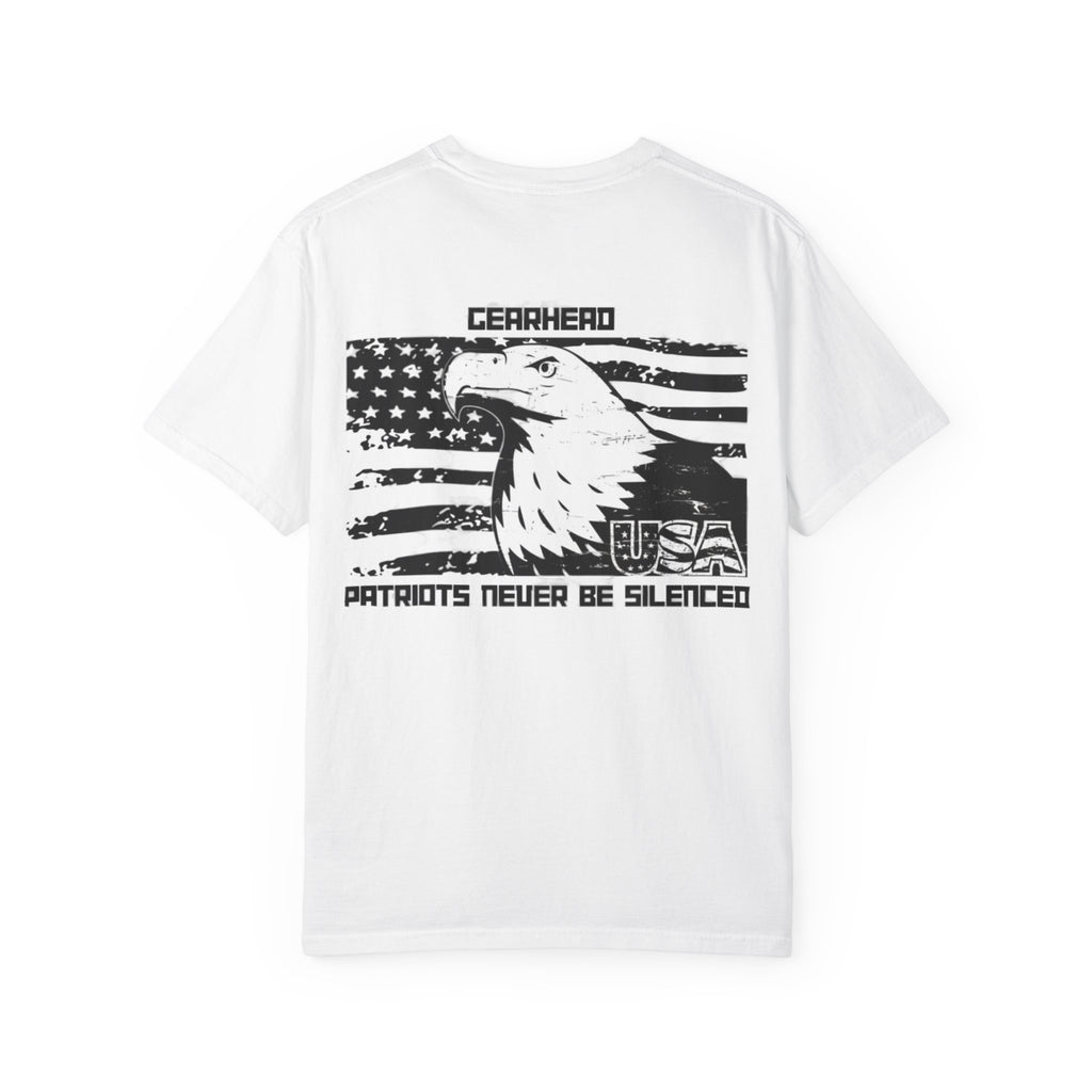 Patriotic Eagle T-Shirt - GearHead Design, Unisex Apparel, Freedom Wear, Casual Tee for Celebrations, Gift for Patriots