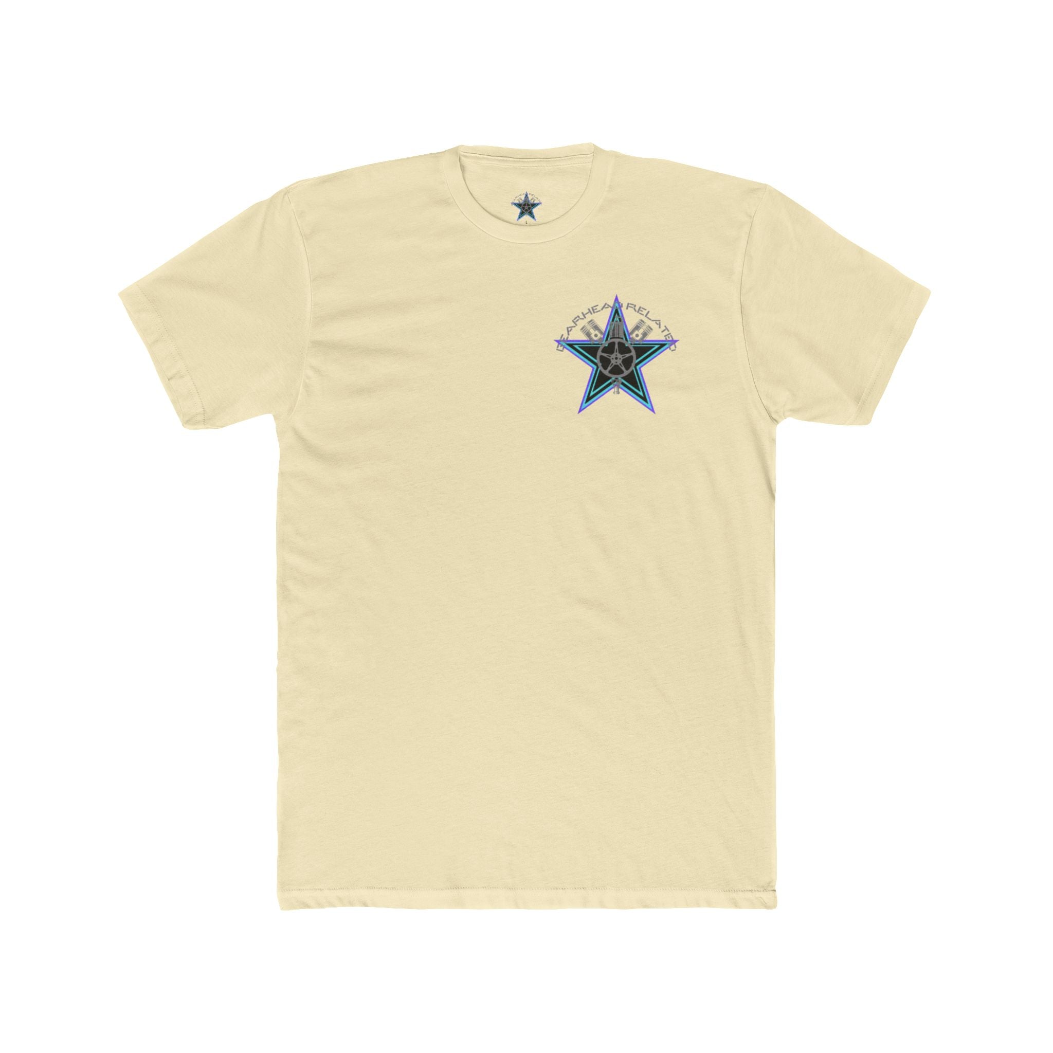 Stylish Unisex Cotton Crew Tee - Star Design, Casual Wear, Unique Gift, Trendy Apparel, Everyday Style