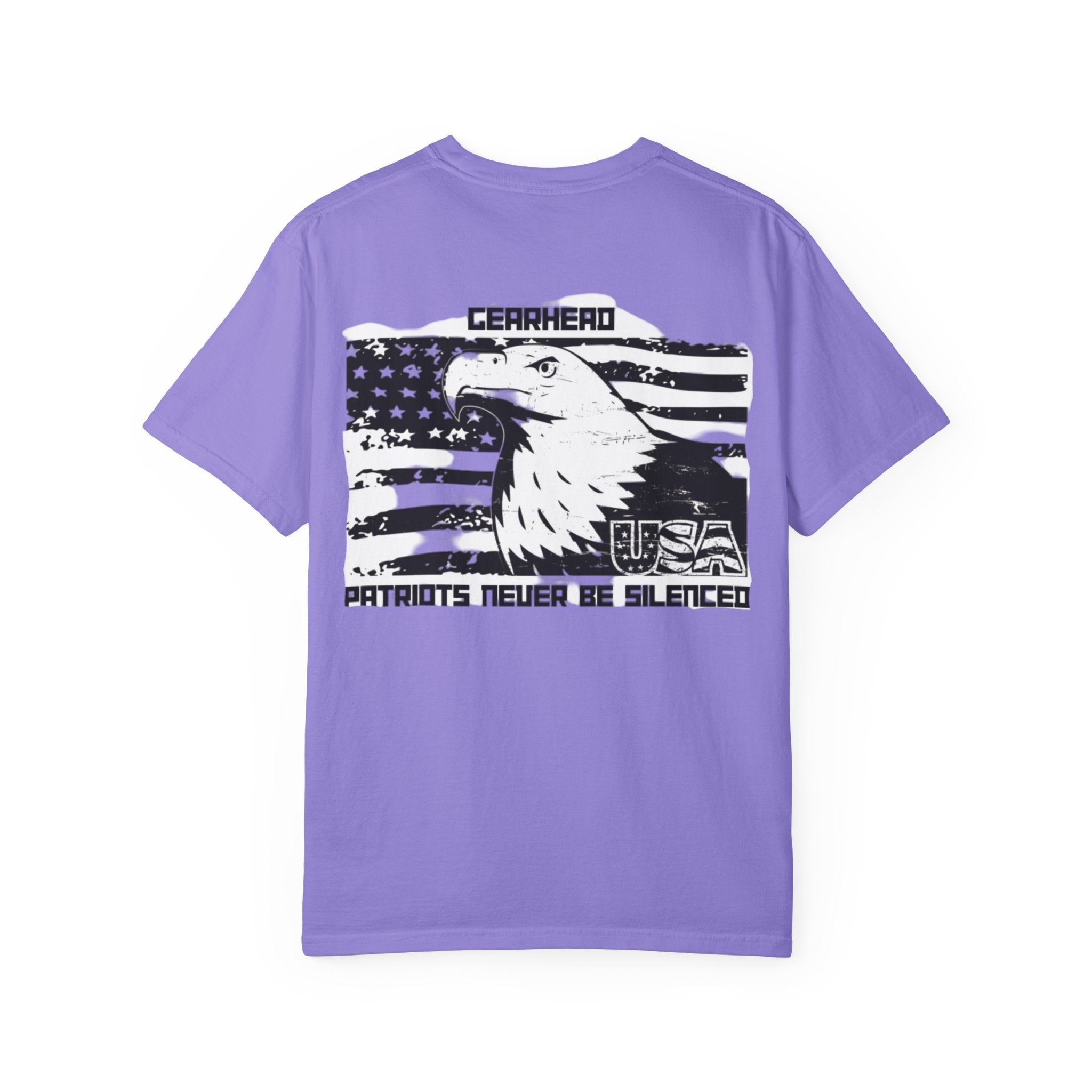 Patriotic Eagle T-Shirt - GearHead Design, Unisex Apparel, Freedom Wear, Casual Tee for Celebrations, Gift for Patriots