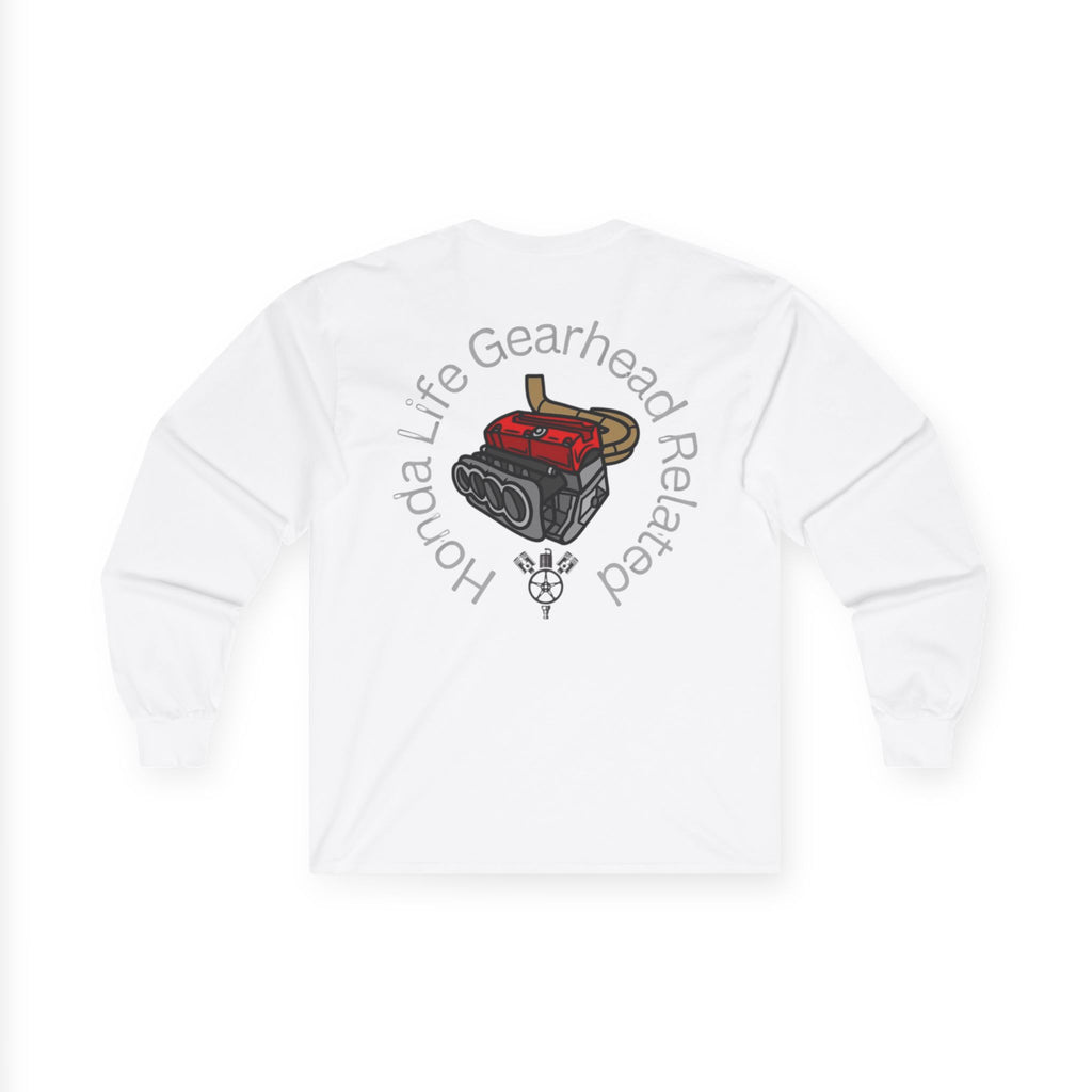 Unisex Gearhead Long Sleeve Tee - Honda Life Enthusiast Shirt, Perfect Gift for Car Lovers, Automotive Apparel, Mechanics Tee, Casual Wear