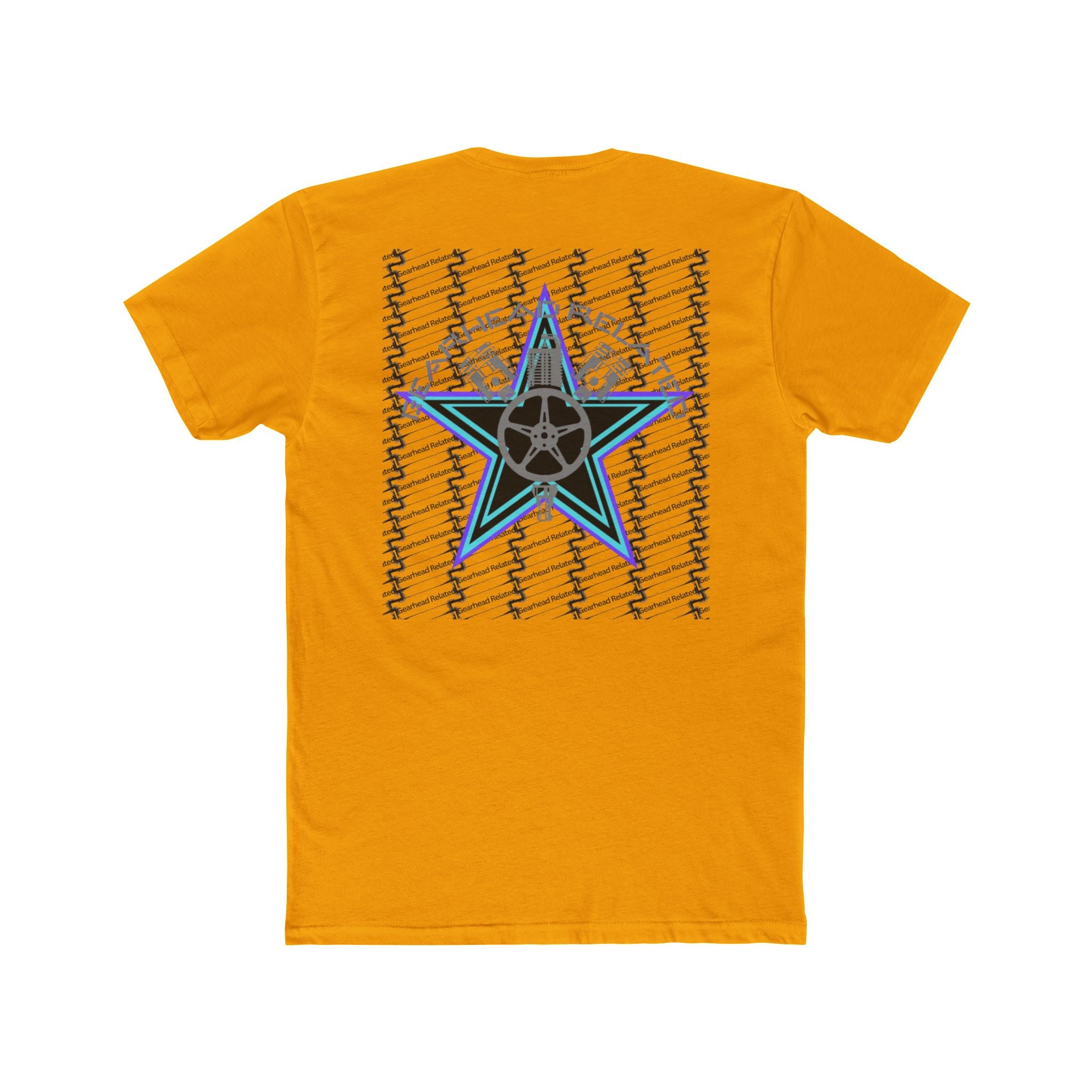 Stylish Unisex Cotton Crew Tee - Star Design, Casual Wear, Unique Gift, Trendy Apparel, Everyday Style