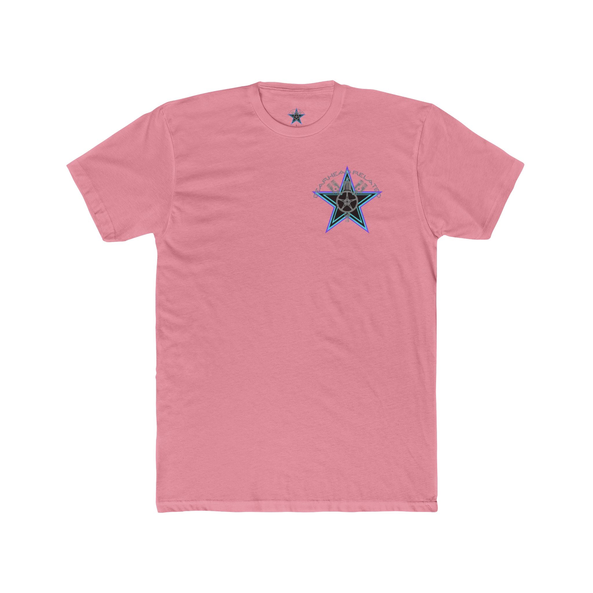 Stylish Unisex Cotton Crew Tee - Star Design, Casual Wear, Unique Gift, Trendy Apparel, Everyday Style