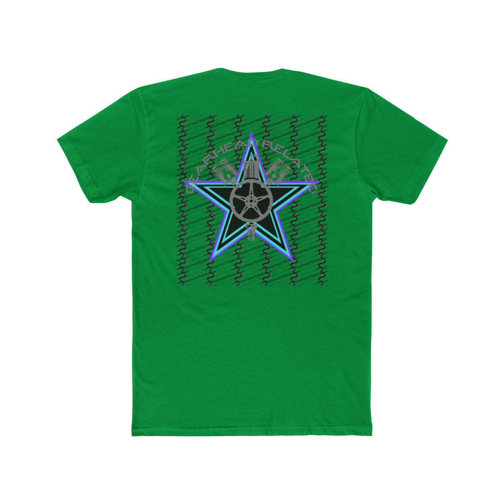 Stylish Unisex Cotton Crew Tee - Star Design, Casual Wear, Unique Gift, Trendy Apparel, Everyday Style