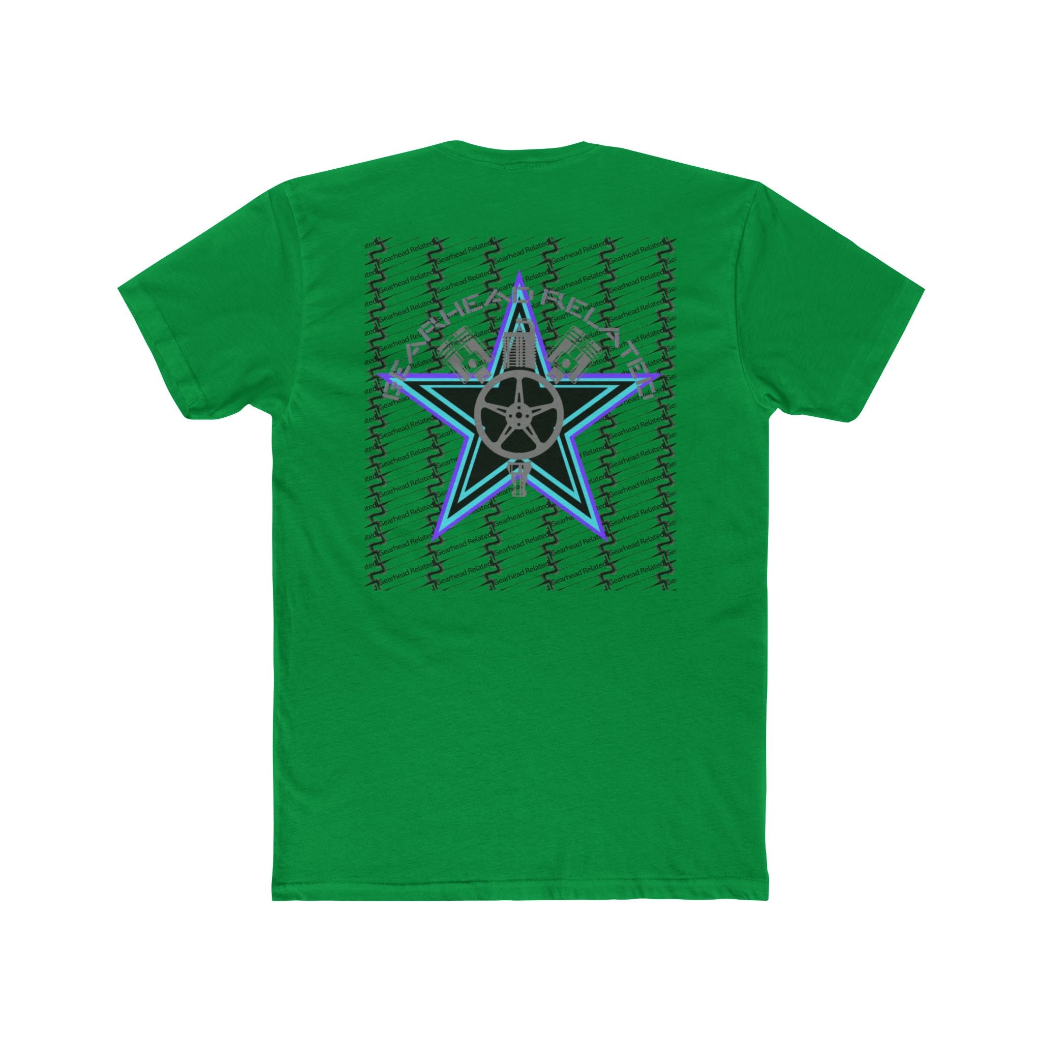 Stylish Unisex Cotton Crew Tee - Star Design, Casual Wear, Unique Gift, Trendy Apparel, Everyday Style