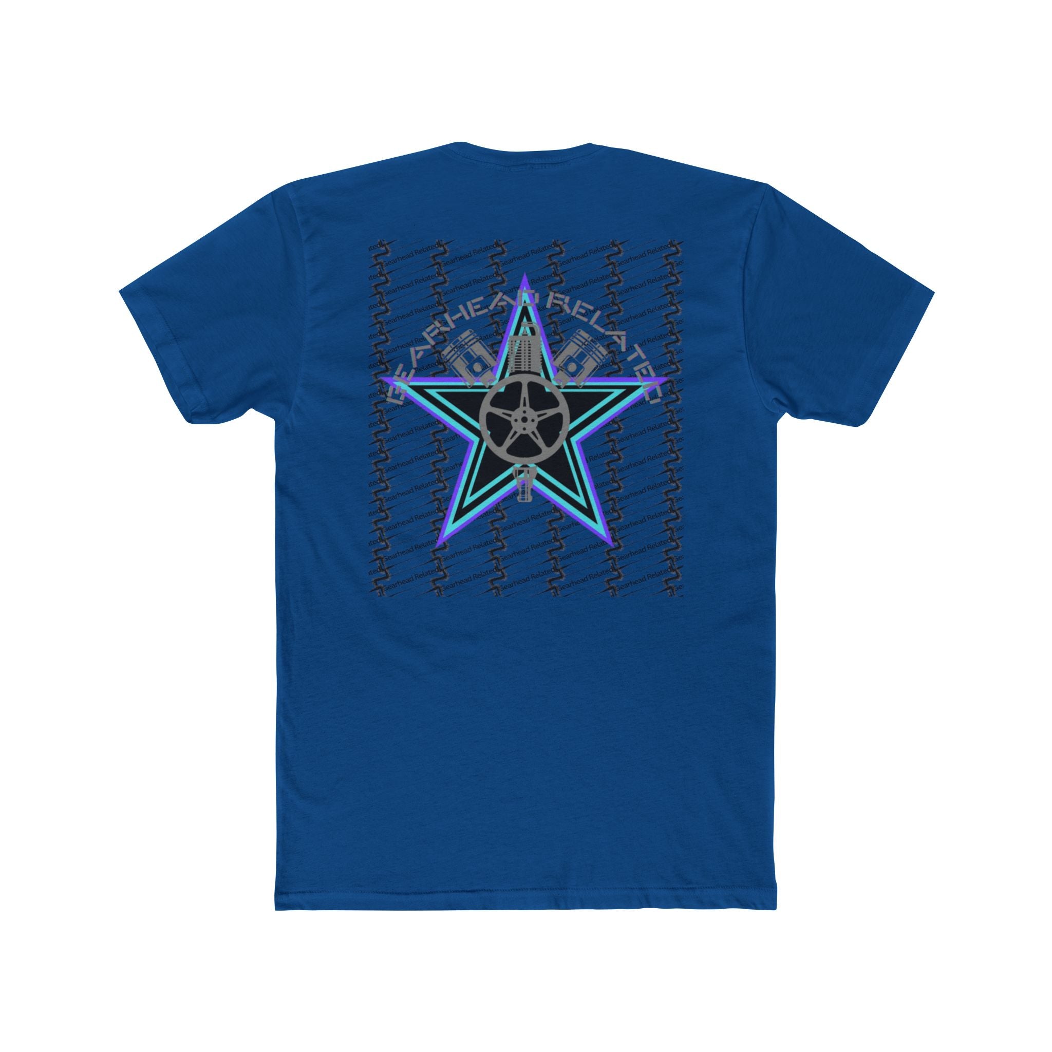 Stylish Unisex Cotton Crew Tee - Star Design, Casual Wear, Unique Gift, Trendy Apparel, Everyday Style
