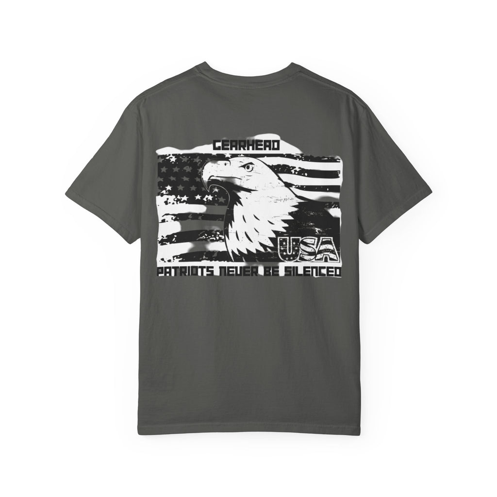 Patriotic Eagle T-Shirt - GearHead Design, Unisex Apparel, Freedom Wear, Casual Tee for Celebrations, Gift for Patriots