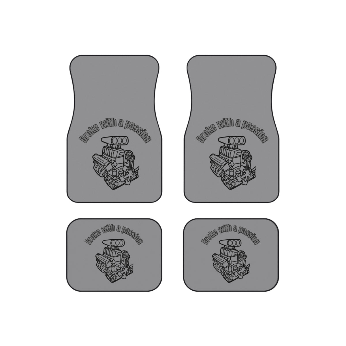 Automotive Car Mats - Unique Floor Mats for Car Enthusiasts, Gifts for Gearheads, Passionate Drivers' Accessories