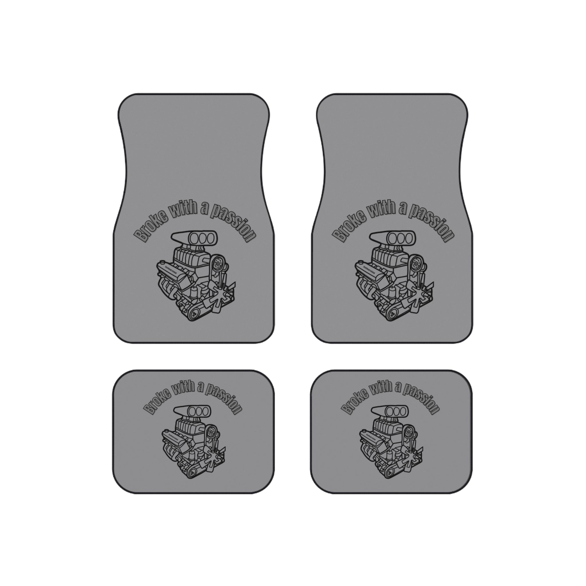 Automotive Car Mats - Unique Floor Mats for Car Enthusiasts, Gifts for Gearheads, Passionate Drivers' Accessories