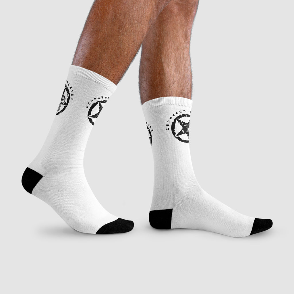 Trendy Graphic Crew Socks for Everyday Comfort, Stylish Gift for Friends, Unique Fashion Statement, Fun Holiday Accessories, Athletic [...]