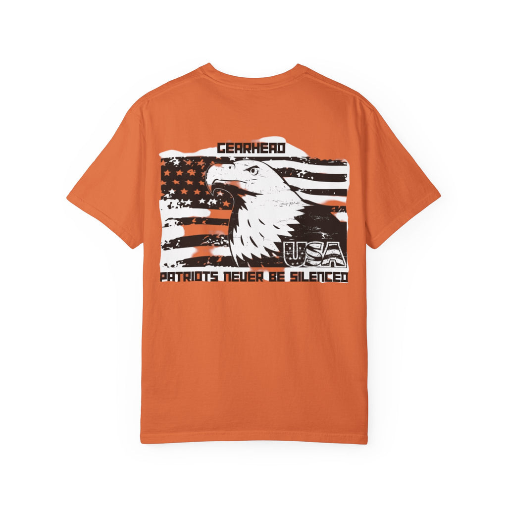 Patriotic Eagle T-Shirt - GearHead Design, Unisex Apparel, Freedom Wear, Casual Tee for Celebrations, Gift for Patriots