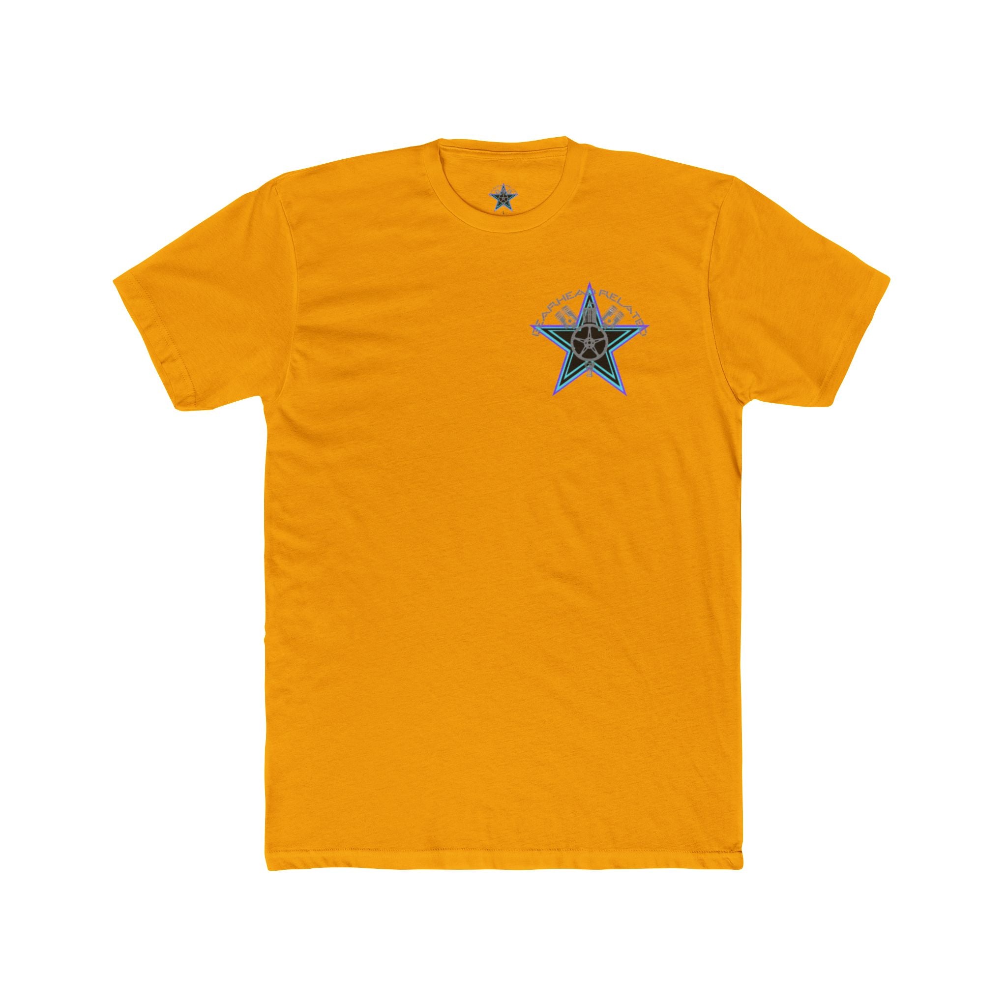 Stylish Unisex Cotton Crew Tee - Star Design, Casual Wear, Unique Gift, Trendy Apparel, Everyday Style