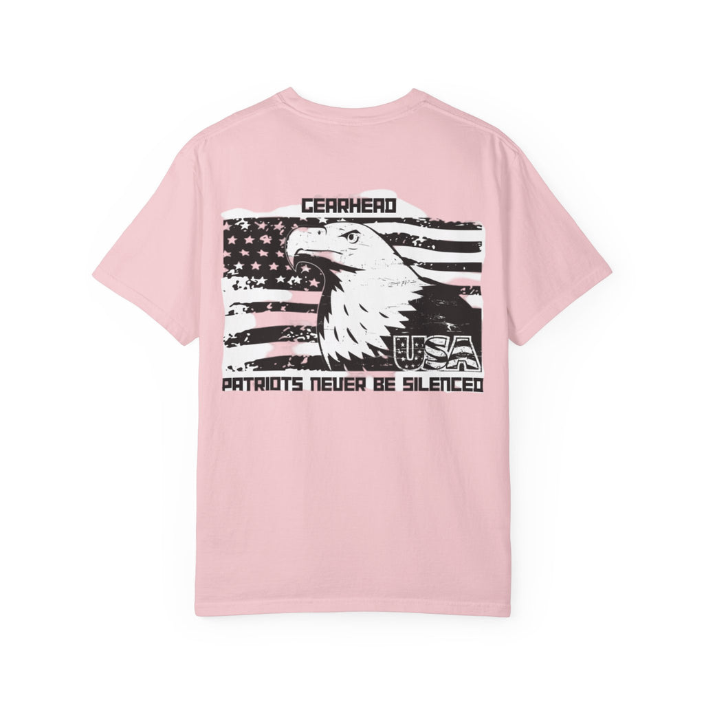 Patriotic Eagle T-Shirt - GearHead Design, Unisex Apparel, Freedom Wear, Casual Tee for Celebrations, Gift for Patriots