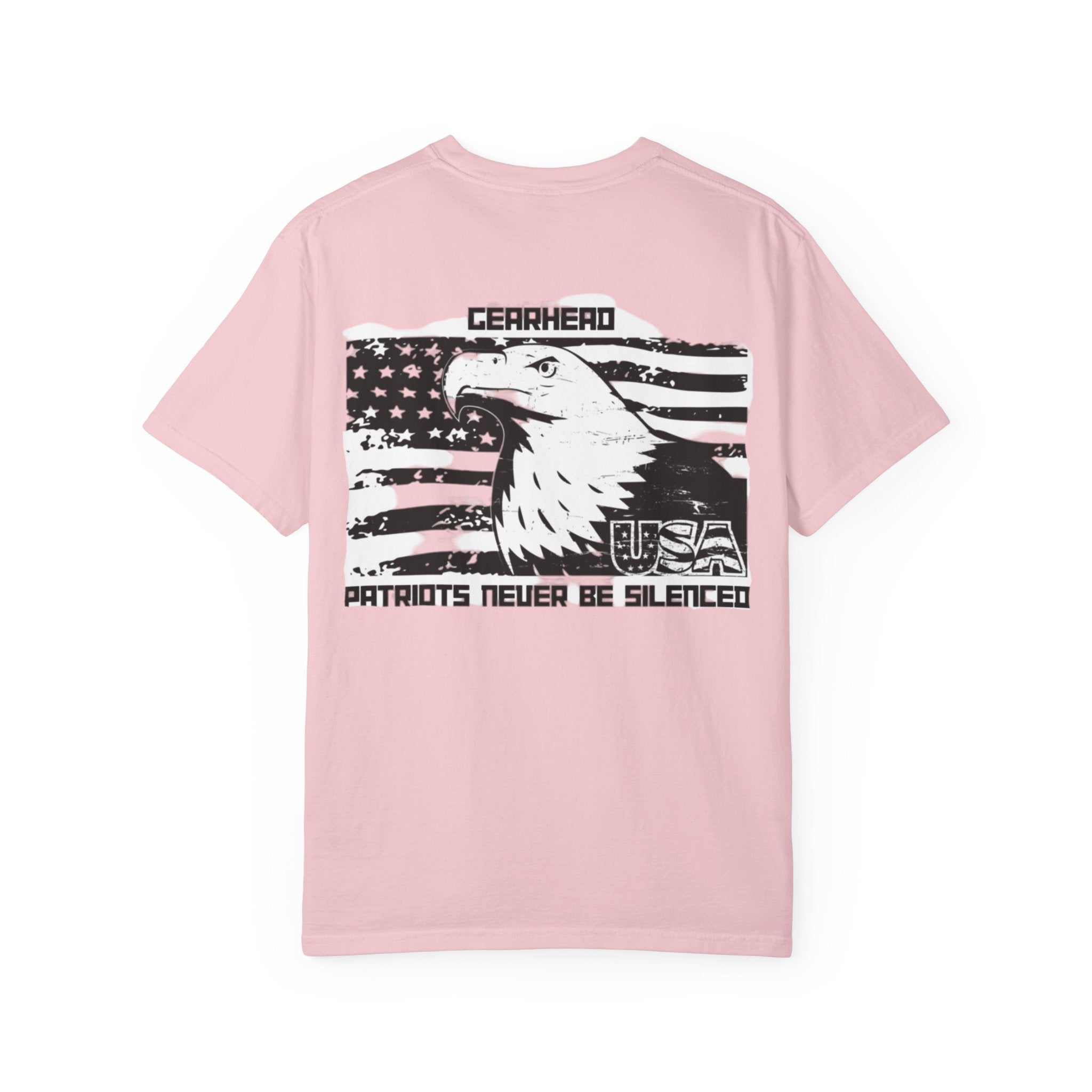 Patriotic Eagle T-Shirt - GearHead Design, Unisex Apparel, Freedom Wear, Casual Tee for Celebrations, Gift for Patriots