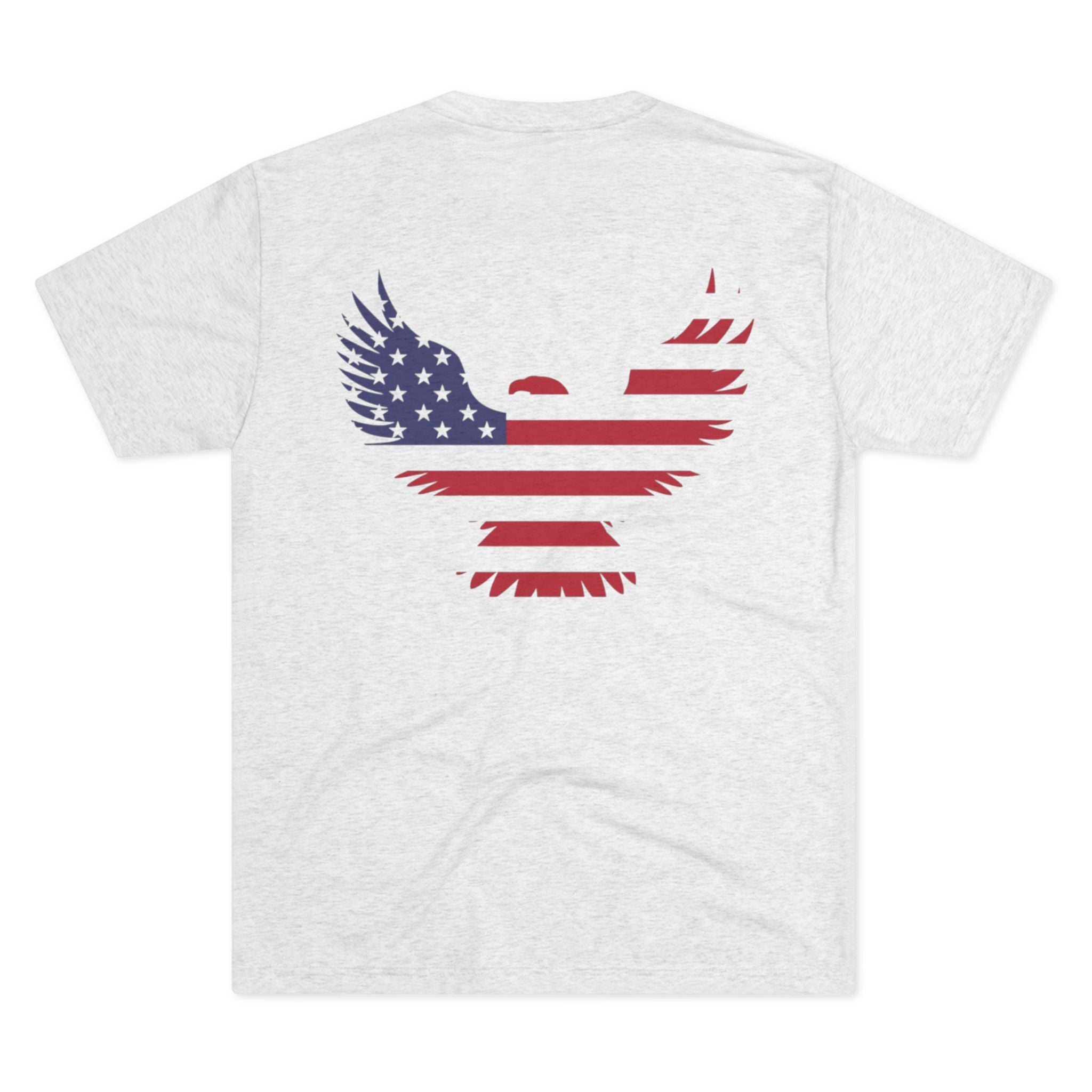 Patriotic Eagle Graphic Tee, Unisex Crew Shirt, Independence Day Style, Casual Summer Apparel, Gift for Veterans, Adventure Top