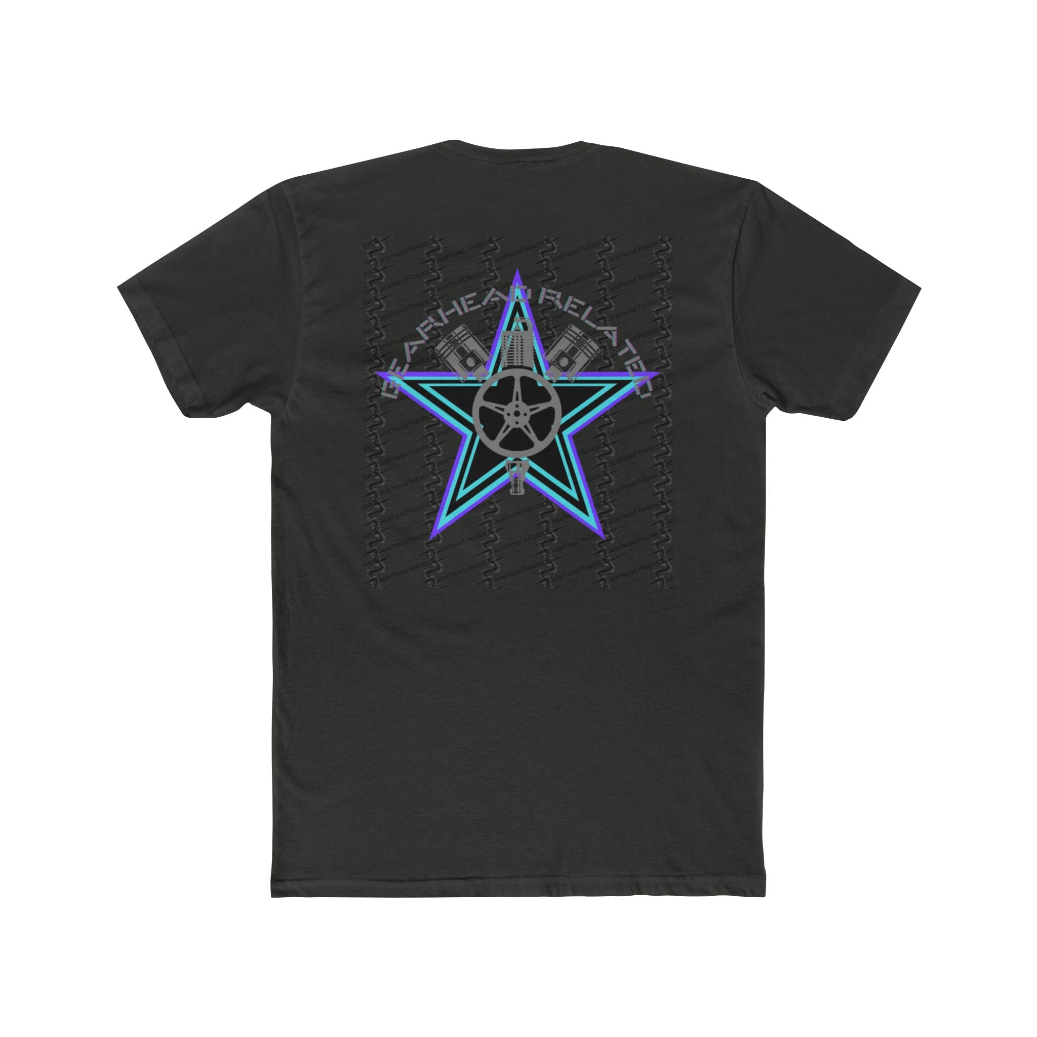 Stylish Unisex Cotton Crew Tee - Star Design, Casual Wear, Unique Gift, Trendy Apparel, Everyday Style