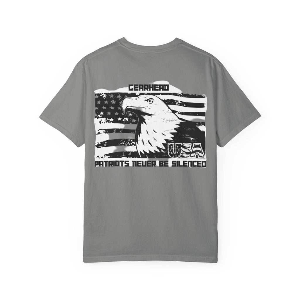 Patriotic Eagle T-Shirt - GearHead Design, Unisex Apparel, Freedom Wear, Casual Tee for Celebrations, Gift for Patriots