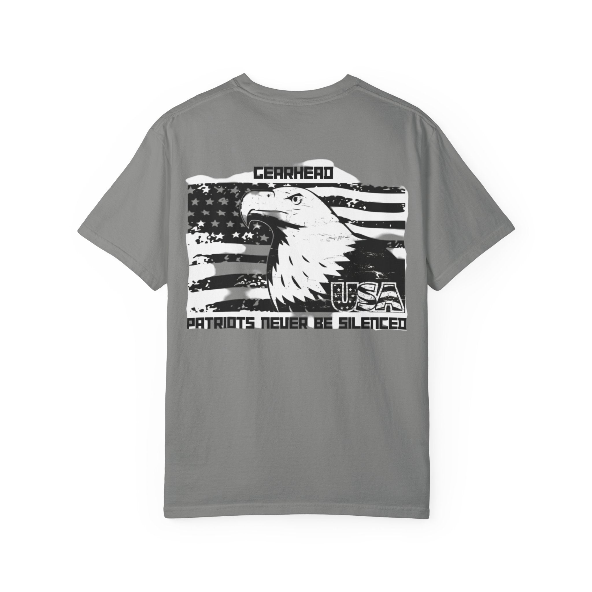 Patriotic Eagle T-Shirt - GearHead Design, Unisex Apparel, Freedom Wear, Casual Tee for Celebrations, Gift for Patriots