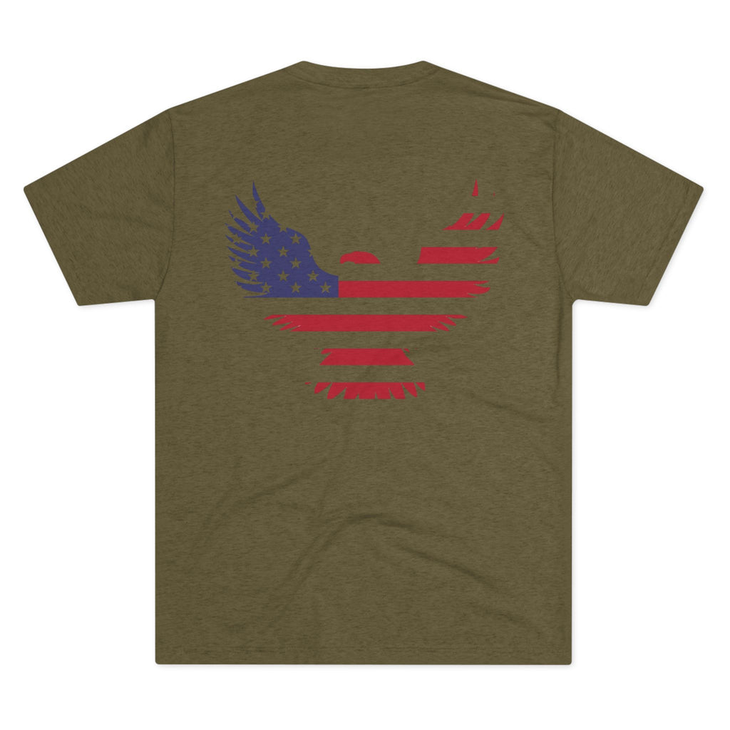 Patriotic Eagle Graphic Tee, Unisex Crew Shirt, Independence Day Style, Casual Summer Apparel, Gift for Veterans, Adventure Top